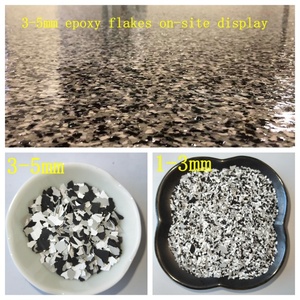 Échantillon Gratuit de Flocons de Résine Époxy pour Revêtements de Sols de Garage, OEM, Fins, Durs, Couleurs Mixtes, <span class=keywords><strong>Copeaux</strong></span> de Vinyle - Product Image 2
