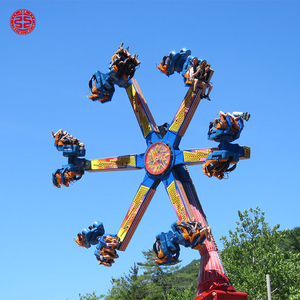 Parc d'attractions Adulte 360 Degrés Frisbee Happy Hot Wheels Attraction Thrilling Big Spinning <span class=keywords><strong>Pendule</strong></span> Swing Ride Games Hammer - Product Image 1
