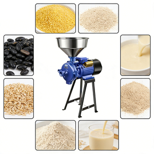 Moulin à grains en acier au manganèse 3500W certifié CE, moulin électrique commercial pour maïs, blé, soja, Europe - Product Image 1