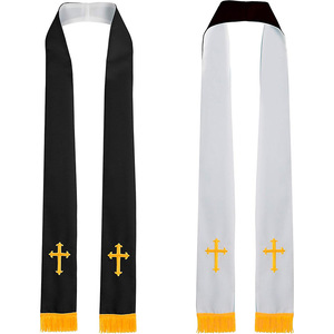 Estola Cruzada Reversible para Clérigos, Pastores y Sacerdotes, Unisex, para Adultos, 84 Pulgadas, Vestimenta Litúrgica - Product Image 3