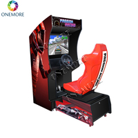 Machines de jeux vidéo simulateurs de voitures, jeux d'arcade classiques, jeux de course de voitures d'arcade, machine de jeu de course de voitures d'arcade