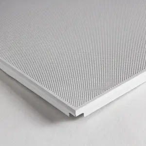 600x600 Aluminum Ceiling Tiles Aluminum False Perforated Clip-in Ceiling