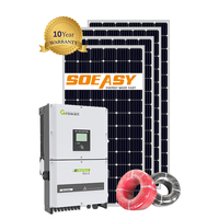 SOEASY CS32 Grid Tied Solar Power Plant Solar Energy Bank 5kw 8kw 10kw High Efficiency Solar Station