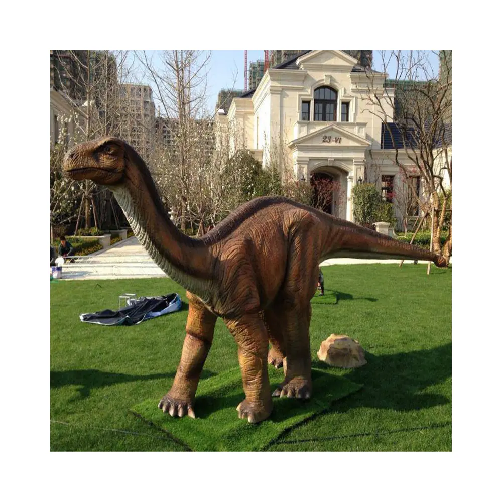 Jingujin nuovo costume dinosauro animatronic fedele alla vita animatronic dinosauro giro per parco divertimenti