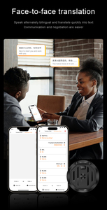 Traducteurs IA miniatures OEM avec support magnétique pour téléphone, un clic, 32 Go, prise en charge de la traduction vocale, 70 langues, application IA, appareil portable - Product Image 5