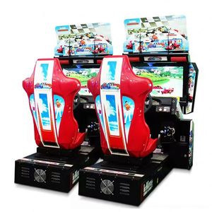 Jeux vidéo d'arcade de course automobile d'intérieur à monnayeur, prix usine, avec garantie d'un an - Product Image 5