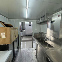 Remorque alimentaire pour frites, certifiée EPR (Emballage) allemande et DOT, en tôle galvanisée, pour usage extérieur, avec barre de remorquage