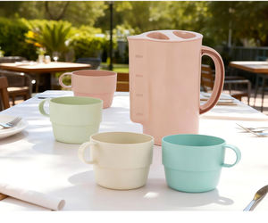 बच्चों के लिए 5 पैक अनब्रेकेबल टेलर केटल कप सेट, पानी के लिए डिशवॉशर कॉफी मग के रस के लिए डिशवॉशर कॉफी मग - Product Image 6