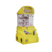 Mini grue à griffes d'intérieur en gros, attrape-bonbons et jouets en plastique et métal, attrape-cadeaux pour poupées, machine de langue anglaise