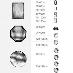المنتج صورة التصوير الفوتوغرافي استوديو فيديو صافي Reseau شبكة صريف العسل لينة غطاء صندوق الكاميرا سرعة ضوء فلاش الناشر - Product Image 5