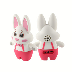 DYX-001 Cá nhân hoá tùy chỉnh PVC bạch tuộc phong cách thỏ hình dạng không dây màu xanh răng Loa - Product Image 4