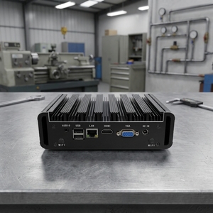 Nuevo Precio al por Mayor, PC Industrial Integrado Personalizable DDR3 Gigabit LAN 6 USB de 5.ª Generación I3 5005U sin Ventilador para Fábrica Inteligente EPCE-H - Product Image 1