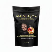 Complément de marque pour la motilité et la force des spermatozoïdes masculins, favorisant la qualité du sperme et la conception, en sachets de thé aromatisés aux herbes