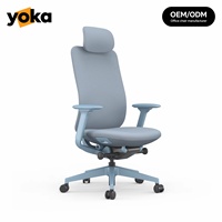 Chaise de bureau ergonomique de luxe haut de gamme réglable avec structure en acier – Chaise de direction confortable pour usage hospitalier, idéale pour la maison et le bureau