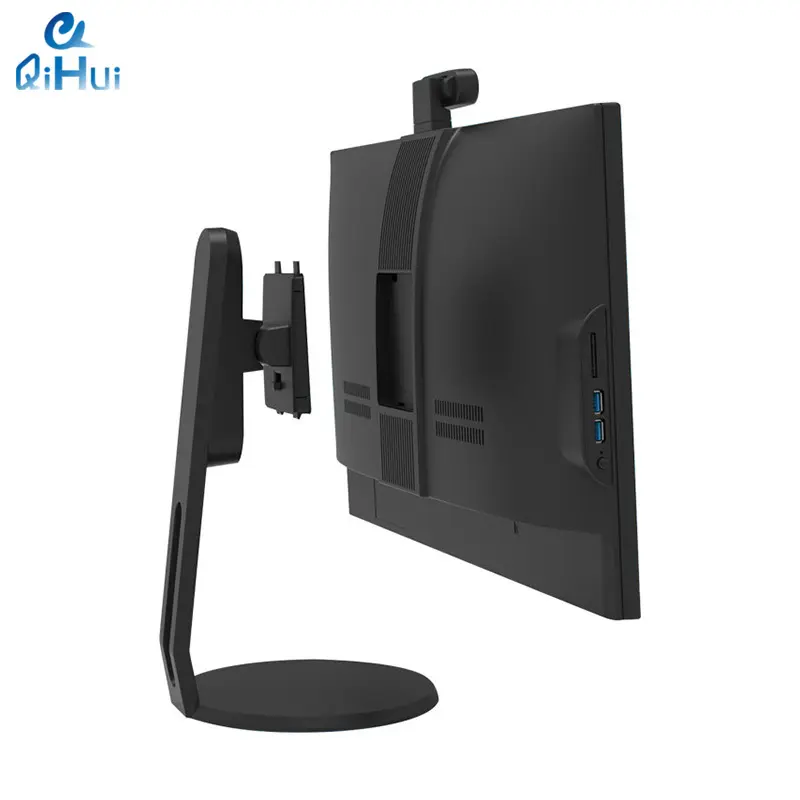 Qihui 21.5 "24" All-in-One bilgisayar dokunmatik ekran i5 Win 11 masaüstü bilgisayar kamera ile 8G Ram 512G SSD IPS ekran WiFi