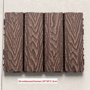 Ubuild - Suelo de Madera Plástica Resistente, Tipo Roble, Cuadrado, Encastrable, para Exteriores, Balcón, Jardín, <span class=keywords><strong>Terraza</strong></span>, Autoinstalable, para Renovación - Product Image 3