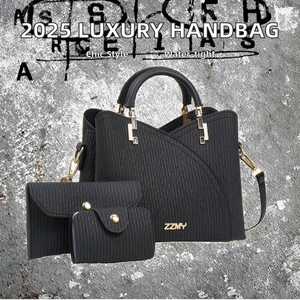 2025 Elegant Luxury Exquisite Women's Handbag New Design Trendy Lady's Casual Tote <b>Shoulder</b> Sac Main Zipper Closure Waterproof - Product Image 2