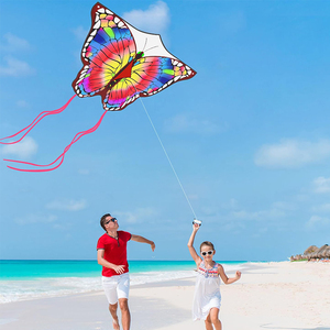 <span class=keywords><strong>Cerf</strong></span>-<span class=keywords><strong>volant</strong></span> papillon à longue queue pour enfants, facile à piloter, en polyester et fibre de verre, impression personnalisée, vente en gros - Product Image 6