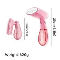 Défroisseur Vapeur Portable KY-001 1300W avec Réservoir d'Eau Amovible, Fer à Vapeur pour Vêtements, Panneau en Acier Inoxydable pour la Maison