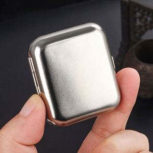 Cendrier de poche portable personnalisé avec logo, mini, en métal, à couvercle rabattable, pour activités promotionnelles - Product Image 6