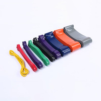 Bandes de puissance, boucle d'exercice, Tubes de gymnastique, corde de traction élastique, ensemble de Tubes, bande de résistance en Latex, sac PE personnalisé Original, bande croisée OEM