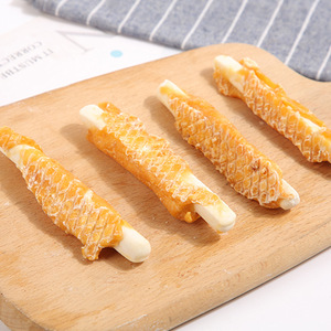 Comida para mascotas al por mayor, golosinas para perros, pechuga de pollo seca envuelta en Barra de nutrición, comida para perros pequeños, bocadillos para perros - Product Image 5