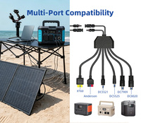 Panel Surya Lipat 400 Watt Sistem Portabel Kit Panel Surya Monokristalin Lipat untuk Camper RV Panel PV Mono untuk Berkemah