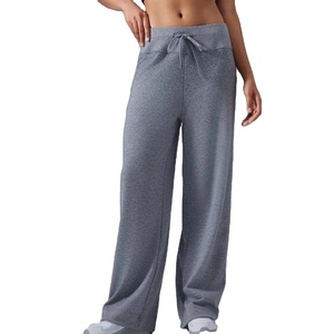 Pantalons de survêtement en molleton et coton éponge pour femmes, coupe ample, sport, jogging, pantalons de sport pour femmes - Product Image 1