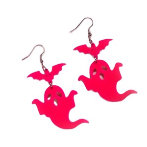 Joyería de estilo punk con diseño de murciélago fantasma de la serie Halloween, estilo europeo y americano, la más vendida en AliExpress - Product Image 5