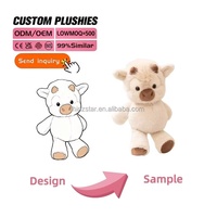 Peluche Mignonne Vache des Highlands, Jouet Doux et Moelleux, Veau en Peluche Kawaii, Cadeau pour Enfants, Animal en Peluche Personnalisé pour la Maison