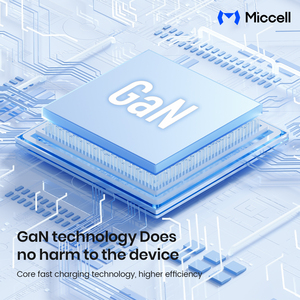 อะแดปเตอร์ชาร์จโทรศัพท์มือถือ Miccell Wholesale GaN 45W แบบ <span class=keywords><strong>2</strong></span> พอร์ต Type C ชาร์จเร็ว สำหรับ iPhone, Xiaomi, <span class=keywords><strong>Huawei</strong></span> - Product Image 3