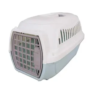 Custodia portatile per animali domestici scatole per vie aeree per gatti casse per il trasporto di cani forniture da viaggio gabbie per trasportini per animali domestici scatola per aviazione in plastica