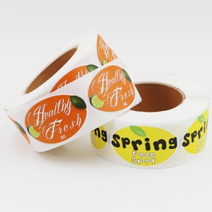 Etichette personalizzate per confezioni adesive stampate adesivi biodegradabili personalizzate riutilizzabili etichette per contenitori di cibo - Product Image 4