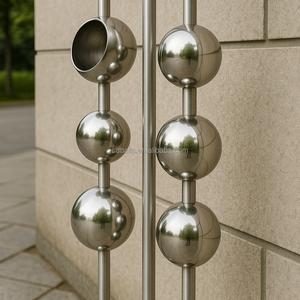 Esferas Huecas de Acero Inoxidable Pulido AISI316 Estándar de 300 mm, Esferas de Espejo para Jardín, para Decoración - Product Image 5