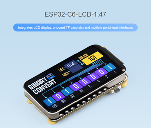 บอร์ดพัฒนา ESP32-C6 หน้าจอ 1.47 นิ้ว โปรเซสเซอร์ RISC-V 32 บิต รองรับ BLE 5 สำหรับ Arduino WiFi6/BT/LVGL/HMI พร้อมพอร์ต SD/ไฟ RGB ในตัว - Product Image 2