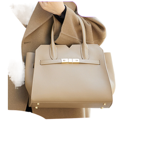 <span class=keywords><strong>กระเป๋า</strong></span>แมสเซ็นเจอร์ของผู้หญิงหนังแท้พร้อมปุ่มปิดหนังวัวชั้นบนสุดทนทานและพกพาได้ - Product Image 2