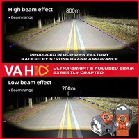 Nouveau projecteur Bi-LED 80W 2026 pour phare de voiture, lentille de projecteur à double faisceau MS2 6000K, mise à niveau et rénovation de phare LED