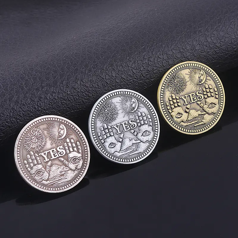 Custom Cheap Yes/No Prediction Decision Coin USA Morgan Dollar Collection Metal Coin For Sale