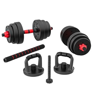 Juego de mancuernas Oem Free Weights, 3 piezas, convertibles en barra y pesa rusa, un par de mancuernas ligeras para gimnasio en casa, para mujeres y hombres, 10 kg - Product Image 4