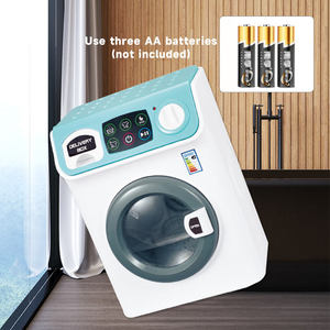 Jouet interactif pour enfants d'âge préscolaire : mini lave-linge et sèche-linge électroménager pour garçons et filles - Product Image 4