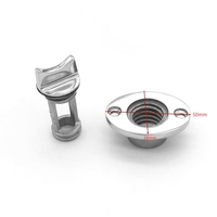 Bouchon de vidange ovale en acier inoxydable Garborad, bouchon de coque, vanne de vidange de cale, sortie, quincaillerie marine transfrontalière, accessoires de bateau