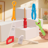 Juguete de Madera, Kit de Herramientas de Juego de Roles, Caja de Herramientas con Taladro Eléctrico, Juego de Juguetes de Ensamblaje DIY para Niños, Mejora la Creatividad y la Imaginación