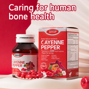 Capsules de piment de Cayenne en gros, complément alimentaire avec extrait de pépins de raisin, d'aubépine, de betterave, berbérine, vitamine <span class=keywords><strong>E</strong></span>, <span class=keywords><strong>D3</strong></span>+<span class=keywords><strong>K2</strong></span> - Product Image 2