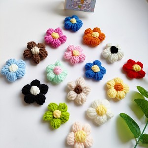 ดอกพลัมถักไหมพรมขนาดเล็กสำหรับตกแต่งโต๊ะกลางแบบเรียบง่ายสำหรับห้องน้ำบ้านห้องครัว HZO-24144 - Product Image 2