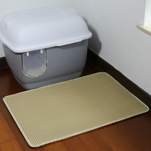 Alfombrillas para arena de gatos, nuevas alfombrillas de doble capa de EVA para filtrar arena de gatos, alfombrillas impermeables, alfombrillas de limpieza para mascotas, disponibles para venta al por mayor. - Product Image 3