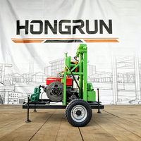 Machine de forage de puits d'eau compacte et portable, mini-foreuse diesel automatique pour puits et mines