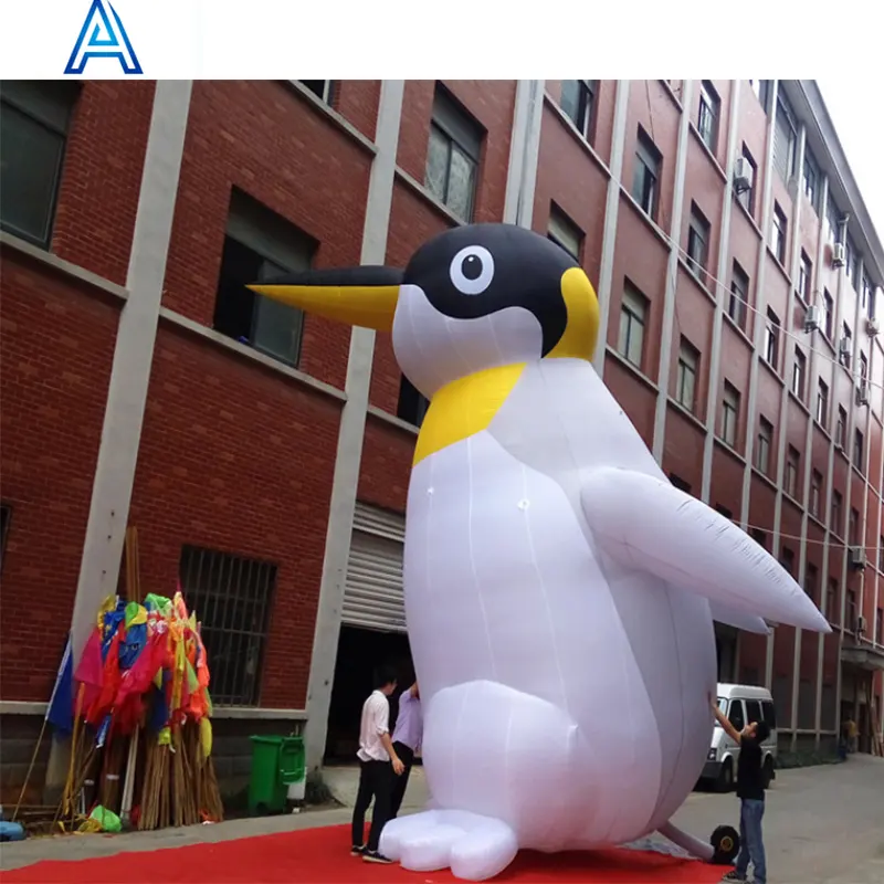 Mascotte gonflable personnalisée jouets de haute qualité modèles gonflables en formes de gros pingouin pour la publicité de magasin de supermarché