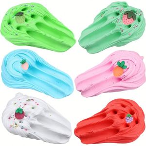 Yellow Clay <b>Slime</b> <b>Set</b> Wholesale <b>Slime</b> Cotton Flower <b>Slime</b> Puff Plastic Toy Cross-border Color Mud Foaming Adhesive Clay Toy - Product Image 4