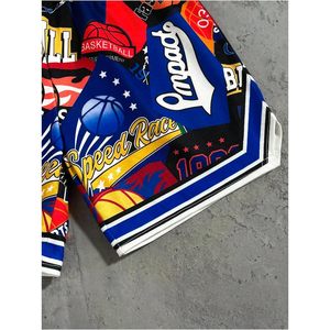 Short de basket-ball pour garçon FOXA, taille élastique, respirant, bordure rayée, 100% polyester, vêtements de sport - Product Image 5