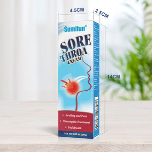 Crema para el Dolor de Garganta Sumifun al por Mayor, Ungüento para el Tratamiento de la Faringitis y la Tonsillitis, Alivio del Dolor, Comezón y Sequedad, Refrescante para el Mal Aliento - Product Image 4